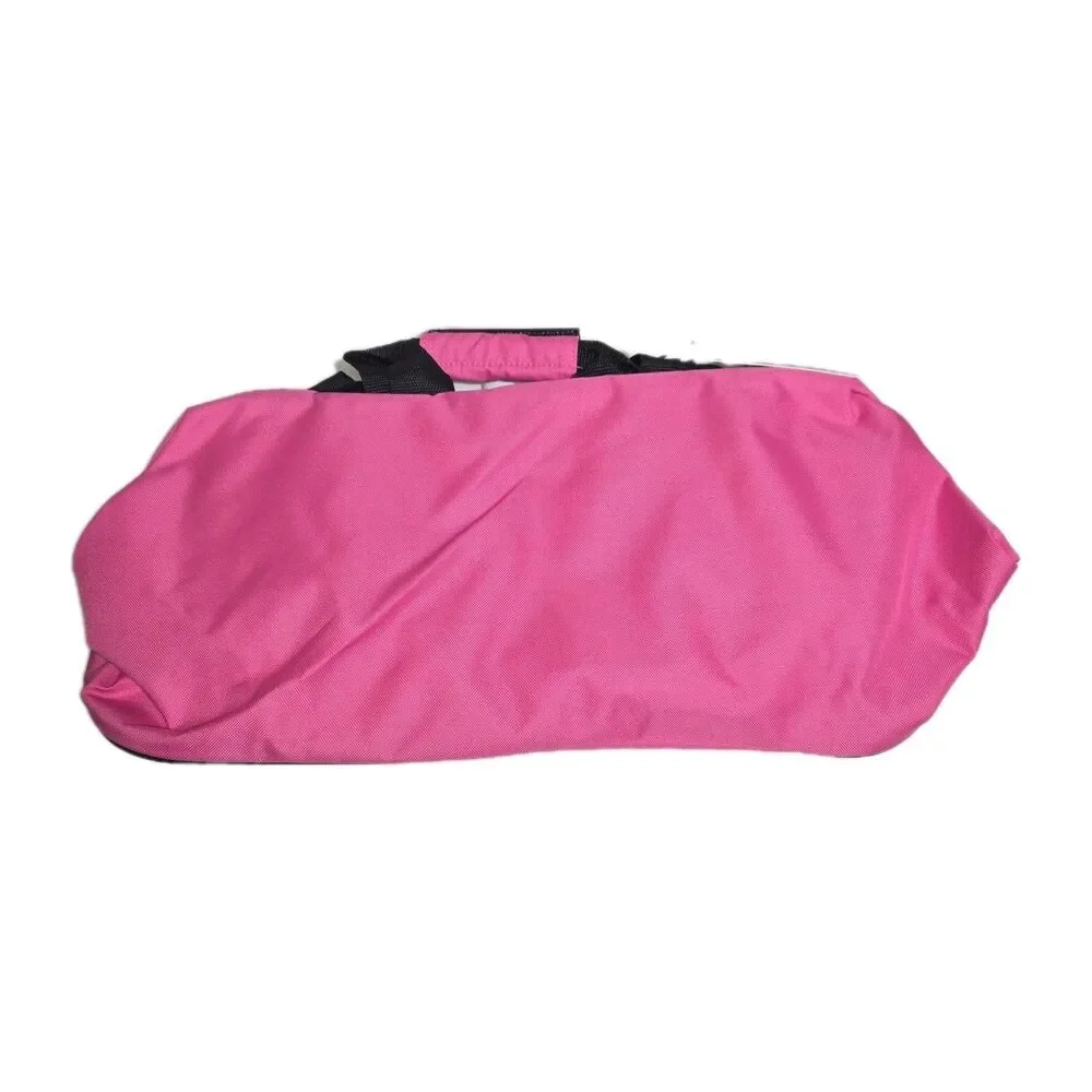 Adidas Diablo Small Duffel Bag Pink Black Gym Travel Bag NWT